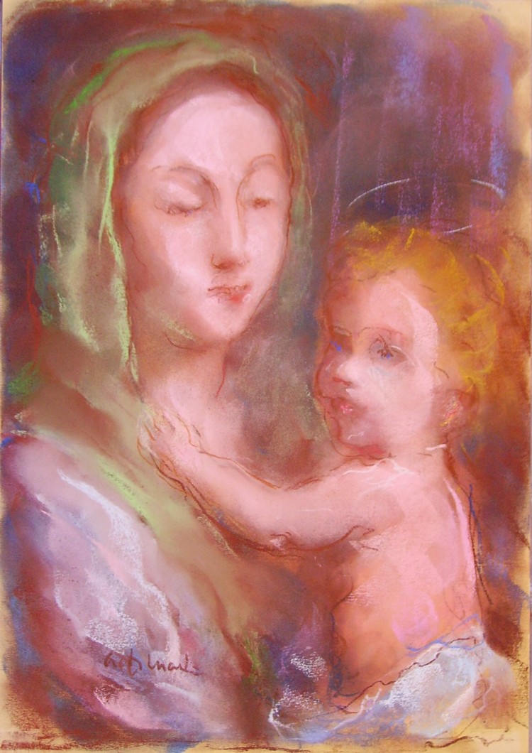 alfredo-de-martino-madonna-con-bambino